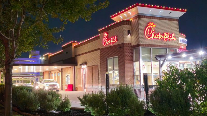 🎄 Lighting Up Chick-fil-A and Beyond: Professional Commercial Christmas Light Installation in Houston, Texas