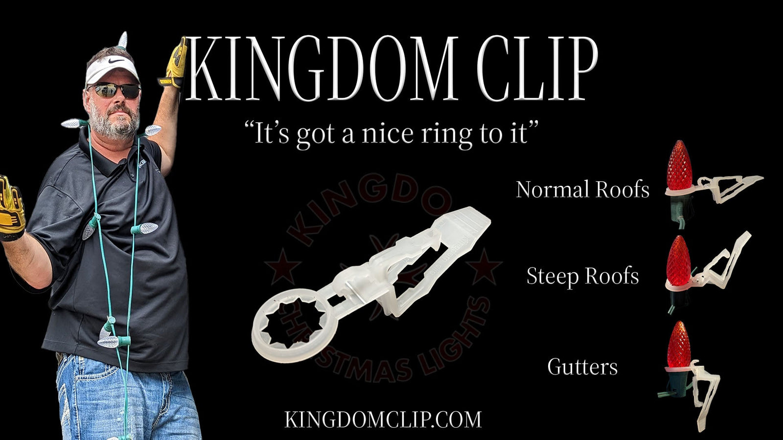 Introducing the Kingdom Clip — The Future of Professional Christmas Light Installation