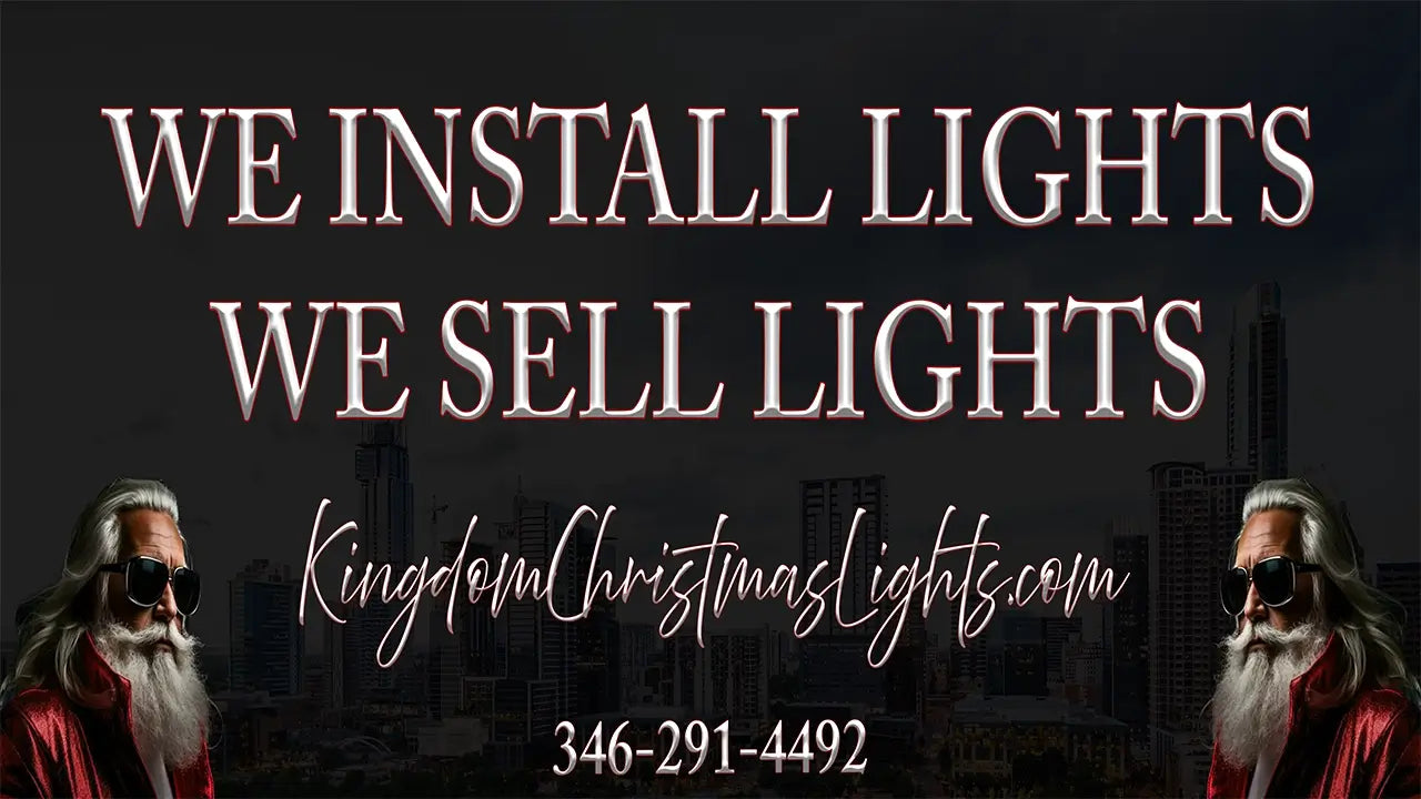 We're your local holiday lighting distributor in the greater Houston Texas area.